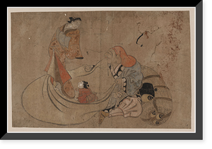 Historic Framed Print, [Japanese Ukiyo-e print] - 516,  17-7/8" x 21-7/8"