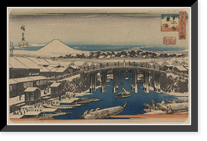 Historic Framed Print, [Japanese Ukiyo-e print] - 523,  17-7/8" x 21-7/8"