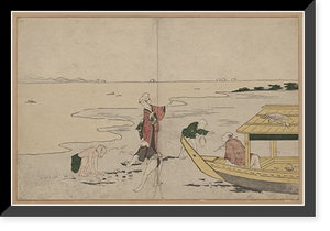 Historic Framed Print, [Japanese Ukiyo-e print] - 566,  17-7/8" x 21-7/8"