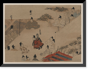 Historic Framed Print, [Japanese Ukiyo-e print] - 578,  17-7/8" x 21-7/8"