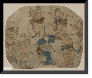 Historic Framed Print, [Japanese Ukiyo-e print] - 583,  17-7/8" x 21-7/8"