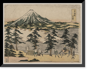 Historic Framed Print, [Japanese Ukiyo-e print] - 606,  17-7/8" x 21-7/8"