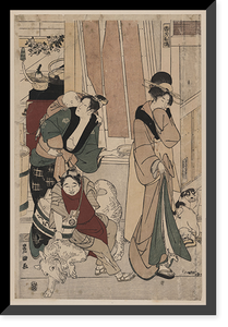 Historic Framed Print, [Japanese Ukiyo-e print] - 620,  17-7/8" x 21-7/8"