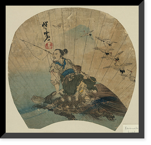 Historic Framed Print, [Japanese Ukiyo-e print] - 1075,  17-7/8" x 21-7/8"