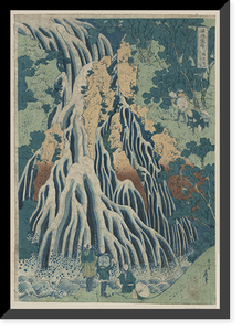 Historic Framed Print, [Japanese Ukiyo-e print] - 1084,  17-7/8" x 21-7/8"