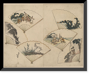 Historic Framed Print, [Japanese Ukiyo-e print] - 1139,  17-7/8" x 21-7/8"