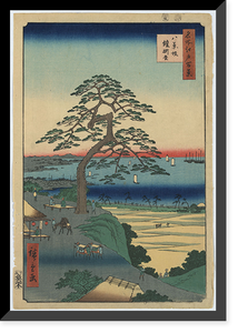 Historic Framed Print, [Japanese Ukiyo-e print] - 1418,  17-7/8" x 21-7/8"