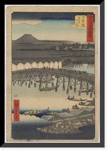 Historic Framed Print, [Japanese Ukiyo-e print] - 1440,  17-7/8" x 21-7/8"