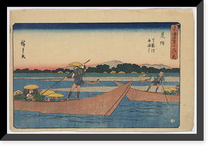Historic Framed Print, [Japanese Ukiyo-e print] - 1449,  17-7/8" x 21-7/8"