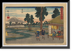 Historic Framed Print, [Japanese Ukiyo-e print] - 1452,  17-7/8" x 21-7/8"