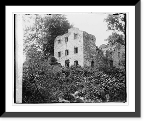 Historic Framed Print, Remains of old mill on Potomac,  17-7/8" x 21-7/8"