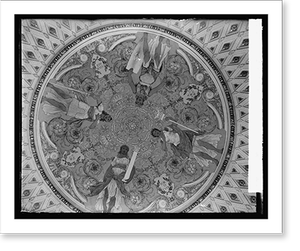 Vintage Building Photo - Washington, DC - Ceiling, Library of Congress
