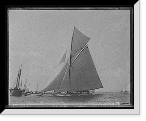 Historic Framed Print, Defender - 2,  17-7/8" x 21-7/8"