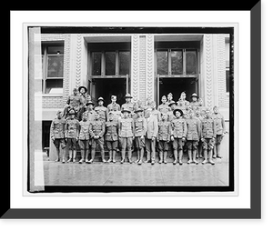 Large group of overseas soldiers who applied for Naturalization, June 6, 1919. Man in ce Classic, Antique Poster
