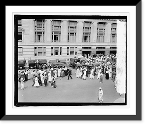 Historic Framed Print, Lunch, Treasury Annex,  17-7/8" x 21-7/8"