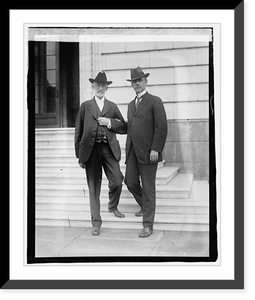 Sen. Reed Smoot & Heber J. Grant, Pres. of Mormon Church - 2 Classic, Vintage Wall Art
