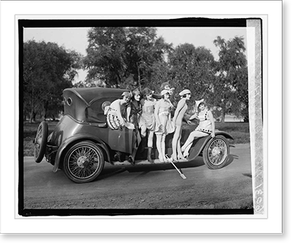 Vintage Photo Print - Mack Sennett girls - Framed Wall Art Gift Idea