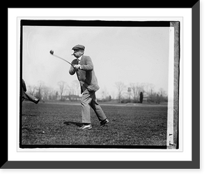 Historic Framed Print, Sen. Saulsbury (Golf),  17-7/8" x 21-7/8"