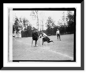 One leg ball team, Walter Reed - 2 Classic, Antique Wall Art