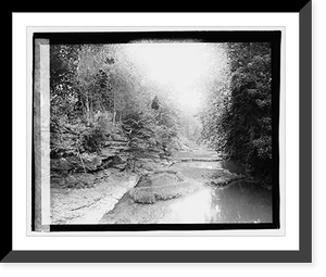 Historic Framed Print, Bull Run Creek, Bull Run,  17-7/8" x 21-7/8"
