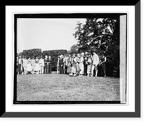 Vintage Photo Print - Pageant, Vets of Foreign Wars, scene at Santiago