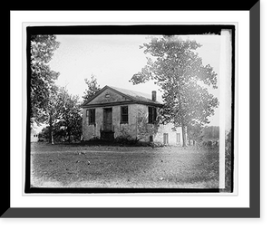 Historic Framed Print, Herald Tour, York, Pa.; Old [...] Church Ridgewell[?] MD,  17-7/8" x 21-7/8"