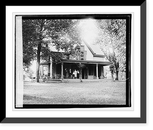 Herald Havre de Grace Tour, John Wilkes Booth House, Bel Air - 2, Vintage Print