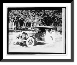 Historic Framed Print, Herald Tour, Staunton, Mitchell cars,  17-7/8" x 21-7/8"