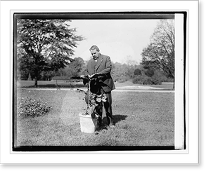 Antique Working Life - Geo. W. Hess and mother-in-law plant
