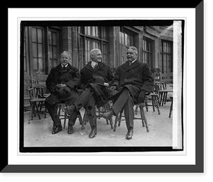 Historic Framed Print, Charles Anderson, Barney Baruch & A.T. Ritchie, 12/11/20,  17-7/8" x 21-7/8"