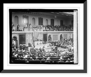 Historic Framed Print, Counting electorial vote 1921, 2/9/21 - 3,  17-7/8" x 21-7/8"