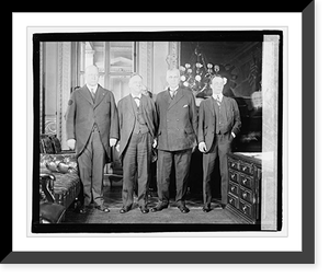 Four unidentified men, 3/5/21 - 2, Antique Poster