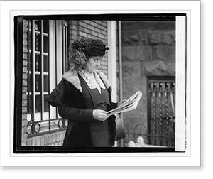 Antique Photo Print - Chicago - Miss Florence King of, 1921