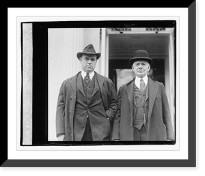 Historic Framed Print, W.L. McMerimen & P.J. [...], 3/25/21,  17-7/8" x 21-7/8"