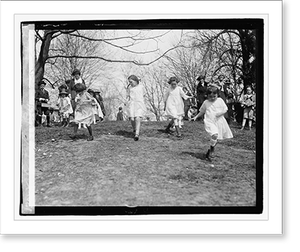 Historic Photo Print - Easter - egg rolling, 1921