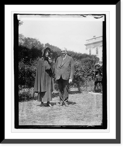Historic Framed Print, Evangeline Booth & Harding - 2,  17-7/8" x 21-7/8"