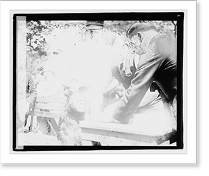 Historic Photo Print - Finger prints of monk - Antique Wall Decor Print
