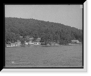 Historic Framed Print, Island Harbor House, Lake George, N.Y.,  17-7/8" x 21-7/8"