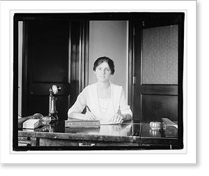 Antique Photo Print - C & P Tel., Miss Sisson - Historic Wall Art Gift