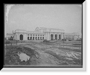 Historic Framed Print, New Union Station, Washington, D.C.,  17-7/8" x 21-7/8"