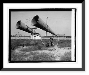 Historic Framed Print, Amplifiers, Bolling Field - 2,  17-7/8" x 21-7/8"