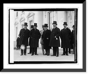 Historic Framed Print, French delegates, 11/8/21,  17-7/8" x 21-7/8"