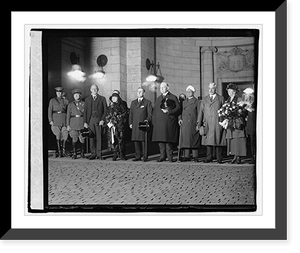 Historic Framed Print, British delegate, 11/6/21,  17-7/8" x 21-7/8"
