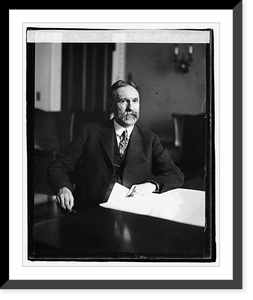 Historic Framed Print, Ex. Senator Geo. Sutherland, 11/9/21,  17-7/8" x 21-7/8"
