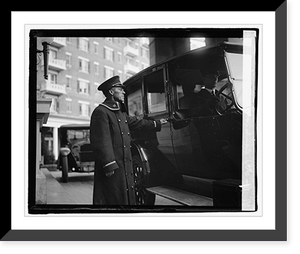 Historic Framed Print, Doorman Wardman [...],  17-7/8" x 21-7/8"