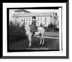 Historic Framed Print, Mrs. Theo. Roosevelt, 12/16/21,  17-7/8" x 21-7/8"