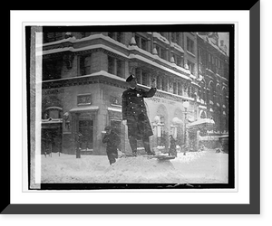 Historic Framed Print, Blizzard, 1/28/22 - 13,  17-7/8" x 21-7/8"
