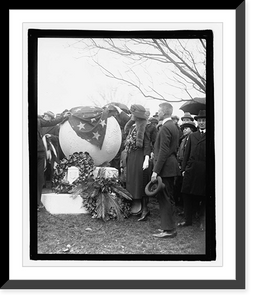 Historic Framed Print, Unveiling Perry memorial,  17-7/8" x 21-7/8"