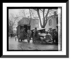 Historic Framed Print, Bootlegger's wreck, 1/21/22,  17-7/8" x 21-7/8"