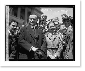 Antique Photo Print - Coolidge & Wesley Barry, 1922